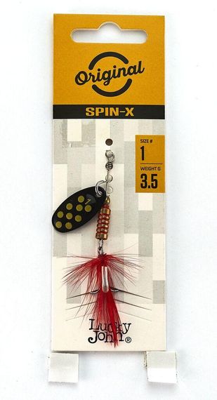 Блесна вращ. Lucky John Лаки Джон SPIN X ROUND 01 3,5г BF | Зображення 1