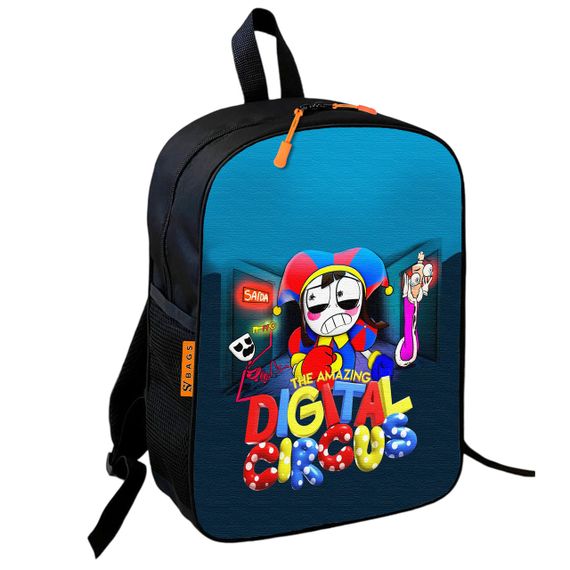 Набір дитячий цифровий цирк рюкзак 36х27см сумка-бананка, кружка з принтом для хлопчика (01617) | Зображення 1