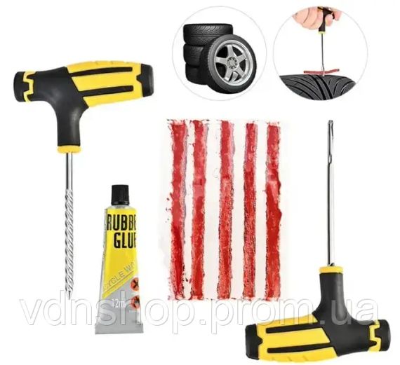 Набір для ремонту проколів безкамерних шин CZK-8008 | Зображення 2