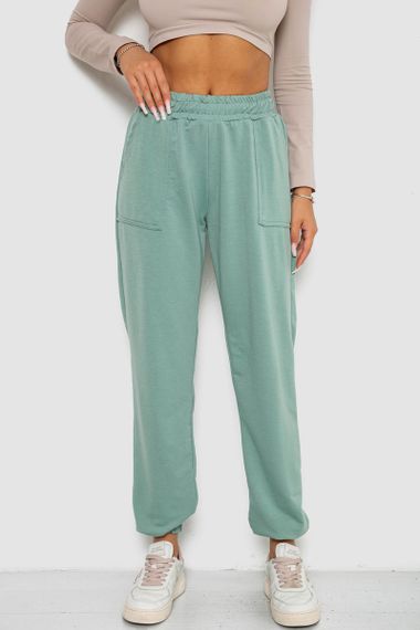 Спортивные штаны женские, цвет оливковый, 238R347-1