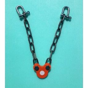 Мишень гонг бронированный 50мм в комплекте с подвесами. Сателит