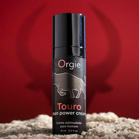 Крем для усиления эрекции Orgie Touro Power Cream, 15 мл, с таурином, гинкго и корнем женьшеня | Зображення 3