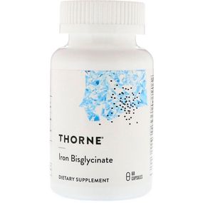 Микроэлемент Железо Thorne Research Iron Bisglycinate 60 Caps