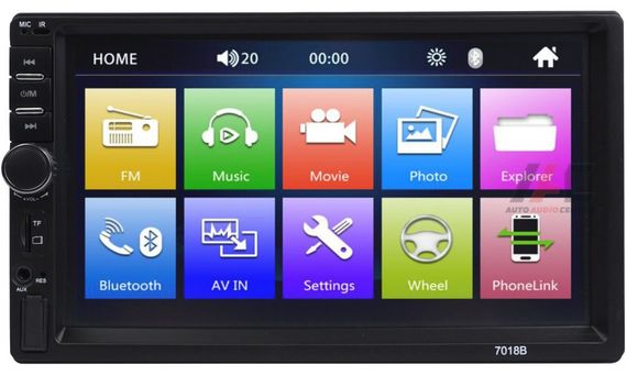 Автомагнитола XPRO 7" сенсорный экран Bluetooth с пультом управления (MER-11023_2346) | Зображення 8
