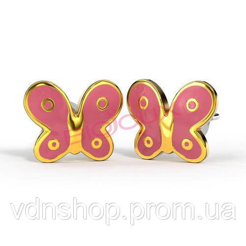 Сережки з вишуканим дизайном, Безпечні дитячі прикраси, Модні жіночі сережки Медичний метал LE-49 | Зображення 2