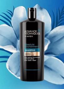 Шампунь для волосся Avon Advance Techniques Абсолютне живлення з оліями аргани та кокосу 700 мл