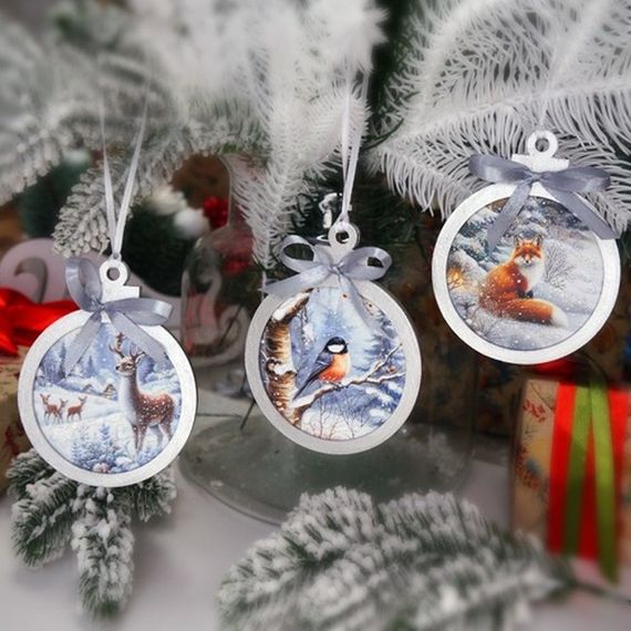 Творческий набор для создания 3-х елочных украшений "Winter Forest" FDCKW-052 | Зображення 3