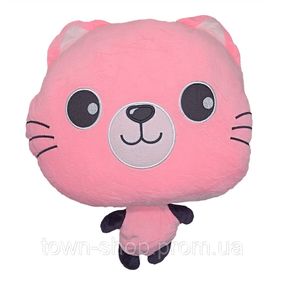 Детская мягкая игрушка "Кошечка" L1128(Pink) игрушка с пледом, размер 40 см