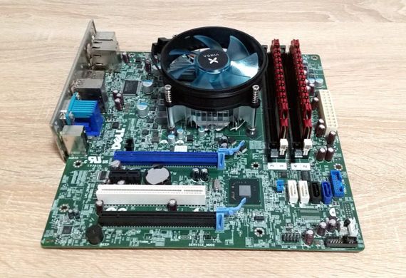 Комплект: Материнская плата Dell Optiplex 7010 MT + Intel Xeon E3-1225 v2 (4 ядера по 3.2 - 3.6 GHz) (аналог i5-3470) + 8 GB DDR3 + Кулер Vinga Q4 б/у | Зображення 2