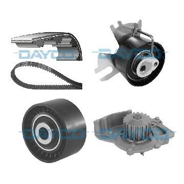Ремень ГРМ компл. + помпа Citroen Jumpy / Fiat Scudo / Peugeot Expert MJET/HDi 07-, Dayco, KTBWP4550,