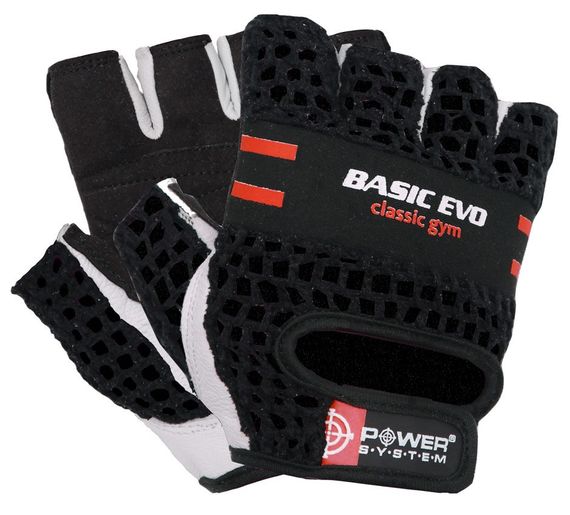 Рукавички для фітнесу Power System PS-2100 Basic EVO Black/Red Line XXL