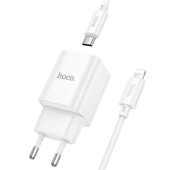 Набір СЗУ HOCO C149A+Type-C/Lighting кабель, 1xUSB+1xUSB-C, PD30W+QC3.0 | Зображення 2