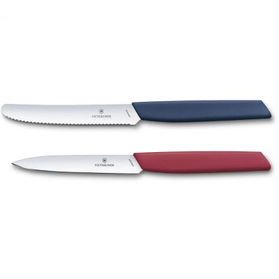 Набір ножів Victorinox Swiss Modern Paring Set 2шт Red/Blue (6.9096.2L1) | Зображення 1
