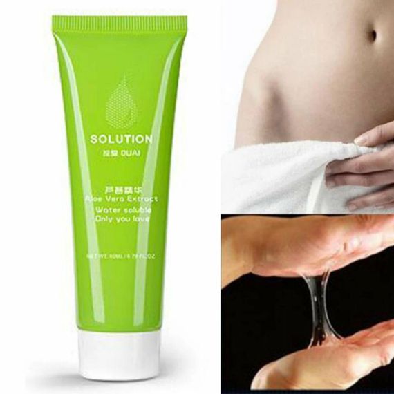Топ лубрикан, пролонгатор, смазка 60 ml со вкусом алое DUAI | Зображення 1