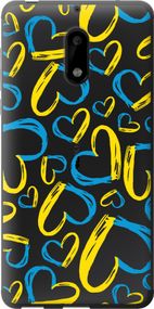 Чехол на Nokia 6 Сердца UA "5292u-898-17620"