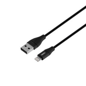 Кабель USB Remax RC-075i Jell Lightning Колір Чорний