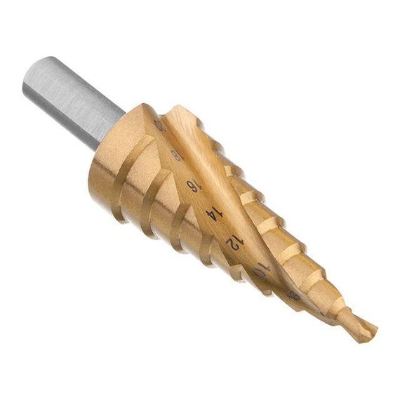 Свердло ступінчасте по металу спіральне 4-20 мм INTERTOOL SD-5834 | Зображення 3