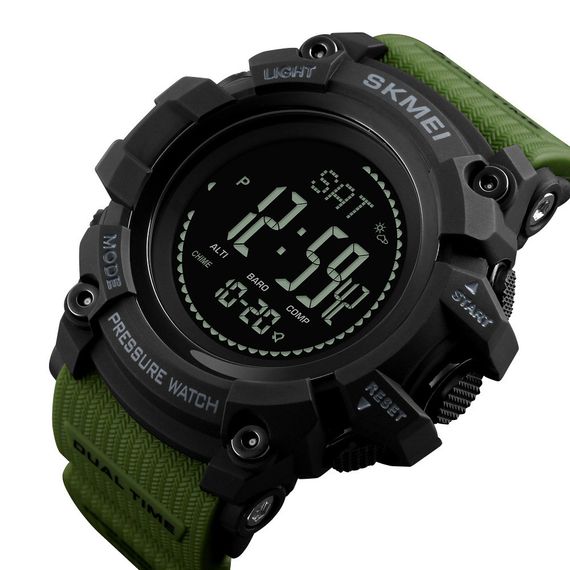 Skmei 1358AG Army Green Smart Watch Compass | Зображення 1