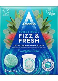 Таблетки для чищення унітазу Astonish Toilet Bowl Fizz&Fresh Eucalyptus Fresh 8шт