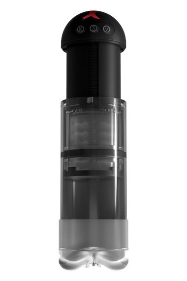 Вибропомпа вакуумная Pipedream PDX Elite черная, 17.8 см Sex Aura | Зображення 2