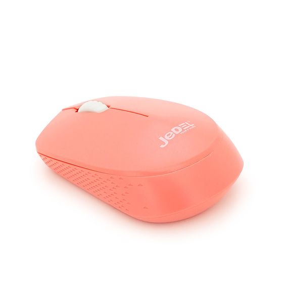 Миша бездротова JEDEL W690, 1000DPI, 2.4 GHz, 2xAA. 100x60x31 мм. Pink. Box | Зображення 2
