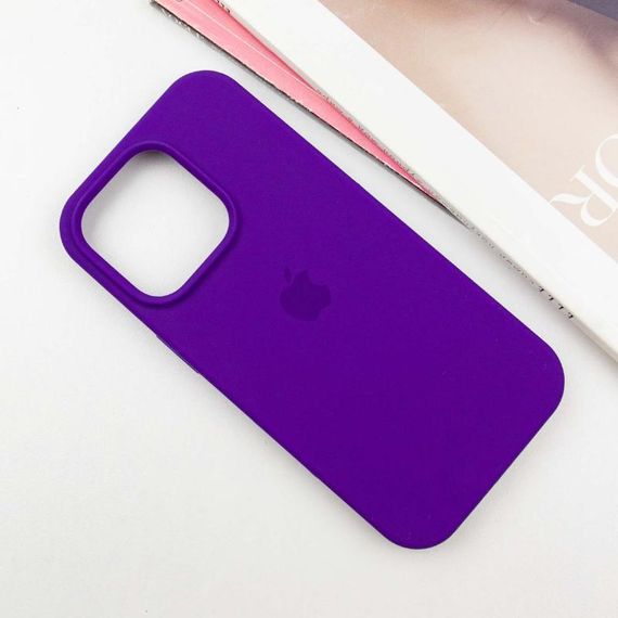 Чехол Silicone Case Full Protective (AA) для Apple iPhone 16 Pro Max (6.9") Фиолетовый / Ultra Violet | Зображення 1