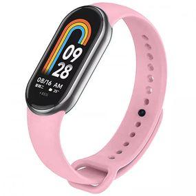 Силіконовий ремінець для Xiaomi Mi Band 8 Рожевий / Light pink