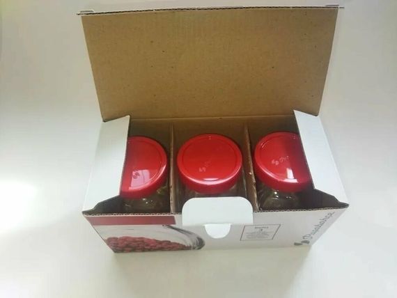 Набор стеклянных банок Pasabahce Bella 80386, 3 шт, для хранения сыпучих продуктов | Зображення 9