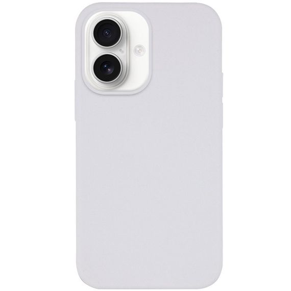 Чохол Silicone Case Full Protective (AA) NO LOGO для Apple iPhone 16 Plus (6.7") Білий / White