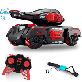 Радиоуправляемый Танк Stunt Car с Пультом и Браслетом для Детей с Шариками Орбиз Подсветкой и Музыкой Игрушка для Мальчиков и