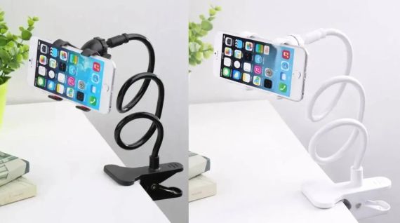 Гнучкий тримач штатив для телефону з прищіпкою