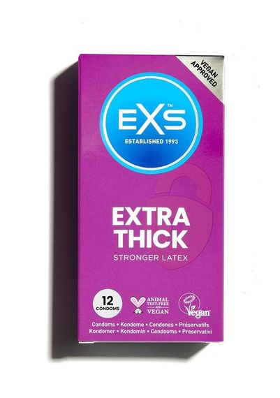 Презервативы утолщенные EXS Extra THICK латексные (цена за пачку, 12 шт.) sexstyle | Зображення 2