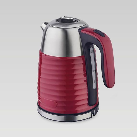 Електрочайник з нержавіючої сталі Maestro MR-051-RED, 1.7 л, 2200 Вт