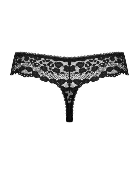 Сексуальні Трусики Obsessive Giully thong S / M, Черный, S-M | Зображення 5