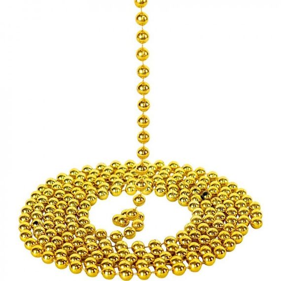 Декоративні новорічні намиста на ялинку 10мм XYA07-2.7 м | Зображення 1