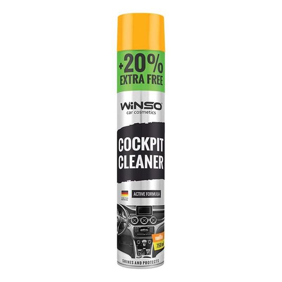 Поліроль для панелі приладів WINSO Cockpit Cleaner 750ml, ваніль