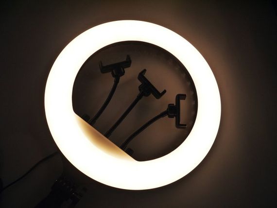Оригинальная лампа RL-14 Кольцевая LED лампа 36см 220V | Зображення 2