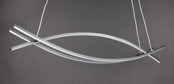 Люстра світлодіодна підвісна LED світильник для квартири на стелю лед 27491 Чорний 25-100х12х120 см.