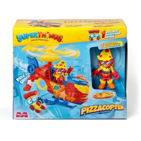 Игровой набор Пиццакоптер-S SuperThings PSTSP118IN120 вертолет, казум-кид, фигурка