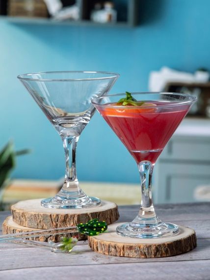 Набор бокалов для мартини Pasabahce Bistro 190 мл 6 шт 44410 фужеры для торжеств и праздников | Зображення 8