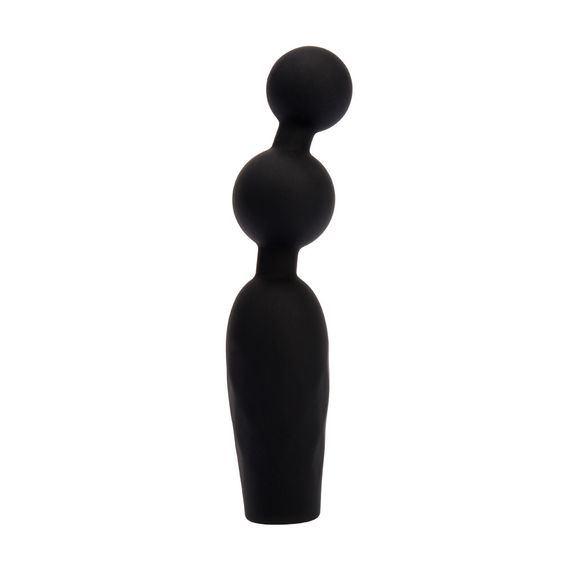 Анальная пробка CHISA Black Mont Vibrating Booty Beads с вибрирующими бусинами Sex Aura | Зображення 1
