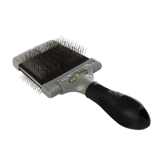 Щітка-пуходерка для собак та котів FURminator жорстка L 20,5 х 9,5 х 1,5 см | Зображення 5