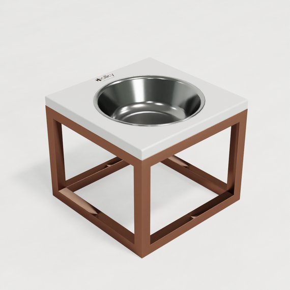 Миска на подставке для больших собак Hollky Base Solo XL (1 × 1,8 л) Solo XL-262620-GLWH | Зображення 2