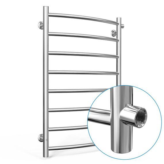 Водяна рушникосушарка Laris Класік П8 500 х 800 б/п 1/2" мц 700