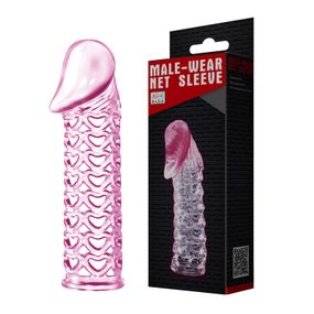 Насадка на член - Male-Wear Net Sleeve Pink