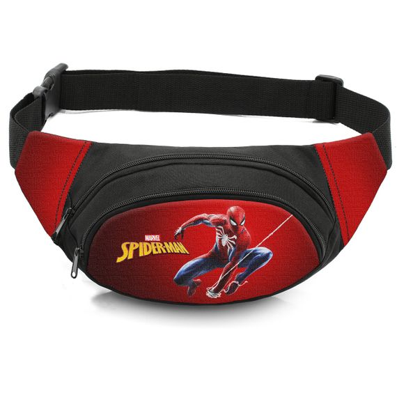 Сумка-бананка детская с принтом Человек-паук поясная сумка для мальчика (4677)