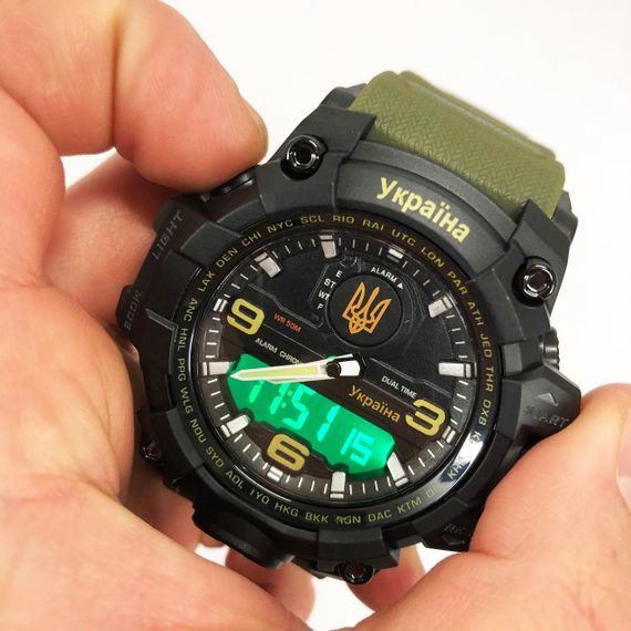 Спортивные мужские часы удобные SKMEI 6851/1586AG, Брендовые мужские часы Водонепроницаемое YN-82 | Зображення 5