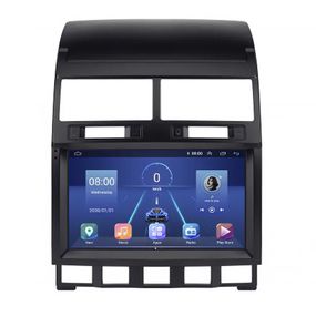 Штатна магнітола Lesko для Volkswagen Touareg I Рестайлинг 2006-2010 екран 9" 6/128Gb 4G Wi-Fi GPS Top