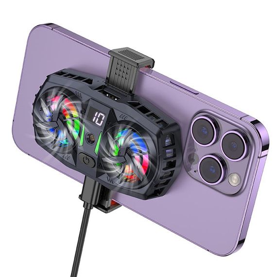 Охолоджуючий кулер для мобільного телефону Hoco GM36 Mustango Black | Зображення 4