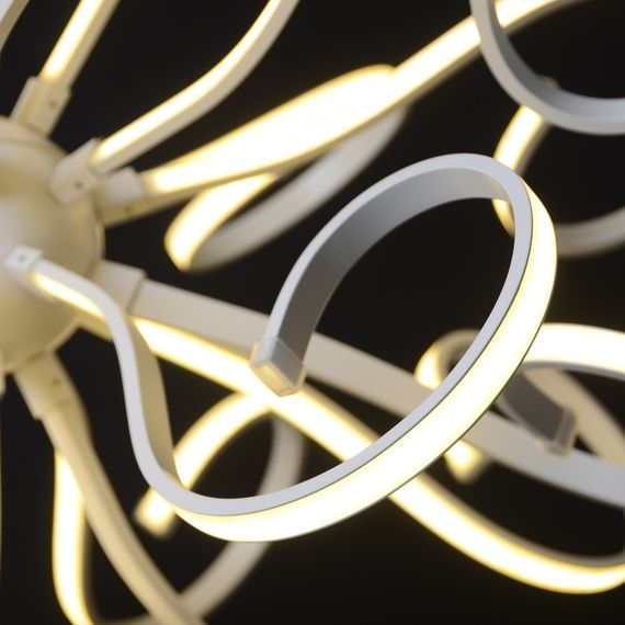 Светильник потолочный подвесной светодиодный для натяжного потолка BL-376S/120W WH led | Зображення 6